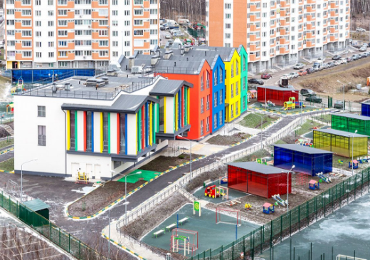В ЖК «Видный берег» завершено строительство детского сада