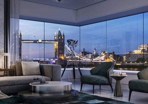Kalinka Group стала эксклюзивным агентом по продаже пентхаусов в Лондоне с видом на Тауэрский мост